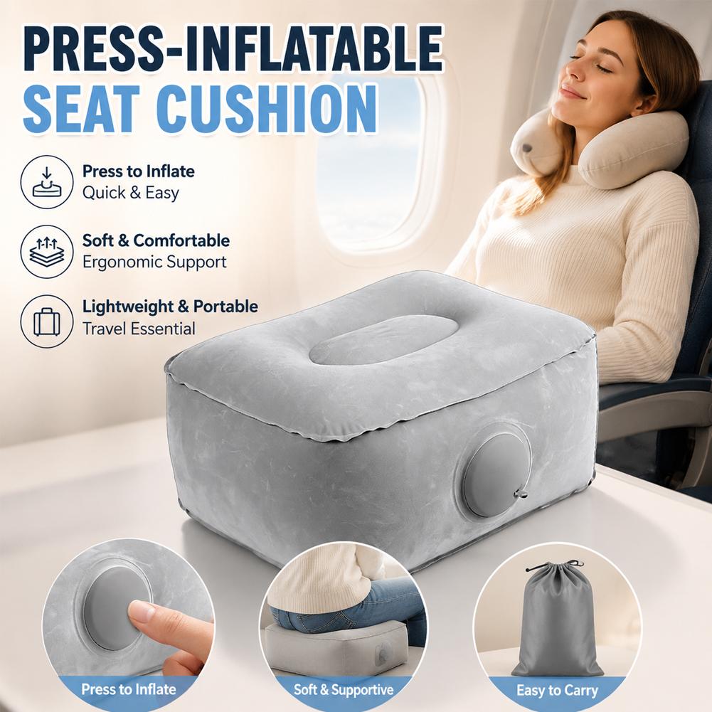 Outdoor Camping Carpet - Press Type opblaasbaar kussen voor voetsteun
