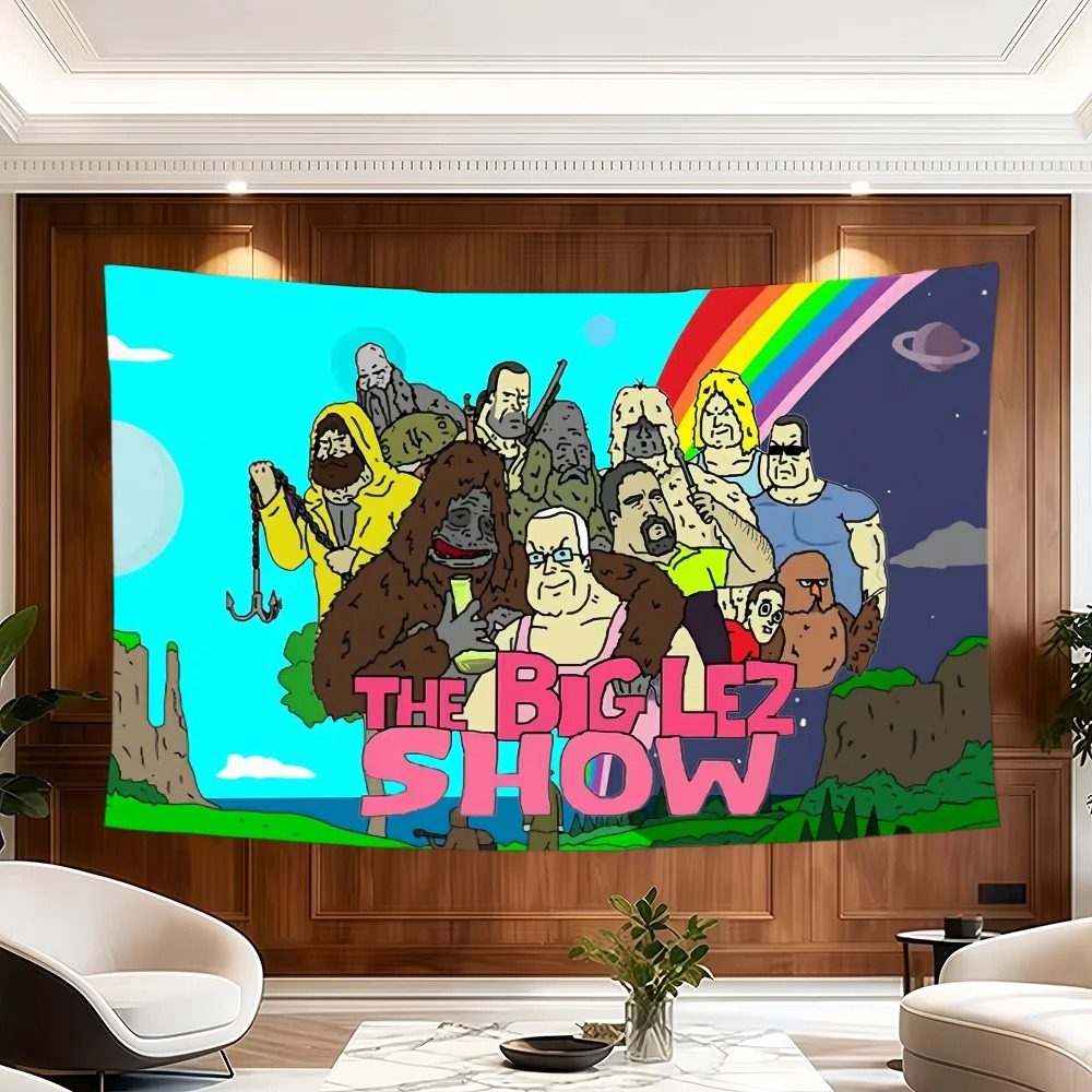 Outdoor Camping Show - Cartoon The B-Big Lez S-Show vlag