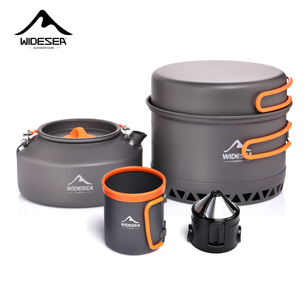 Outdoor Camping Kettle - Campingservies Outdoor pannenset Potten Toeristische ketel