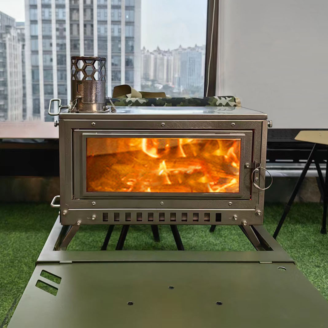 Outdoor Camping Wood Stove - Brandhoutkachel Tentkachel Opvouwbare draagbare vuurpot Houtkachel