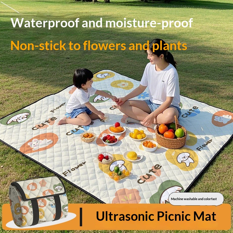 Outdoor Camping Mats Large - Lente verdikte picknickmat waterdicht 200x200CM groot