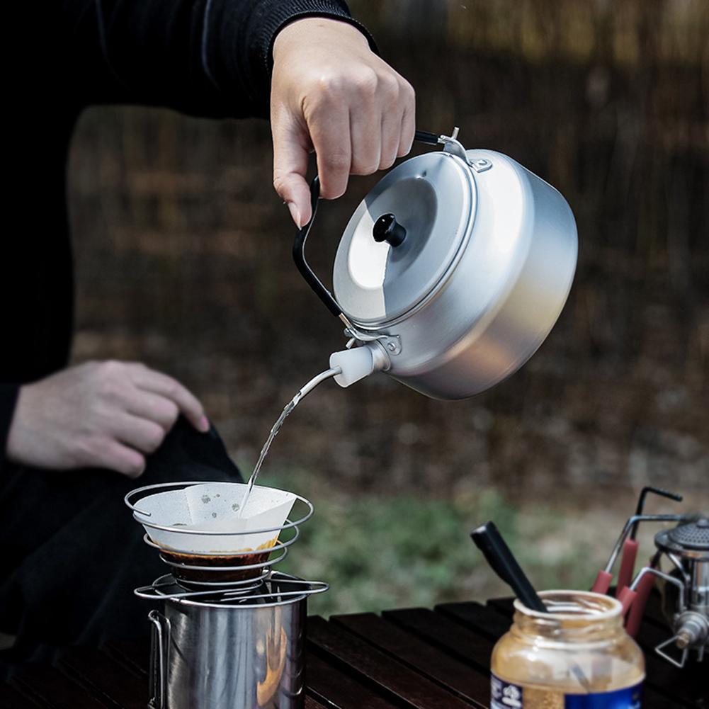 Outdoor Camping Kettle - 800 ml draagbare theepotketel voor buiten