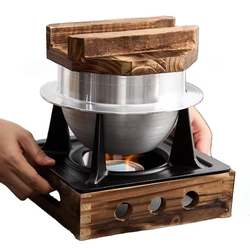 Japanese Outdoor Camping - Japanse stijl Oolong Pot Alcoholkachel Rijstkookpot