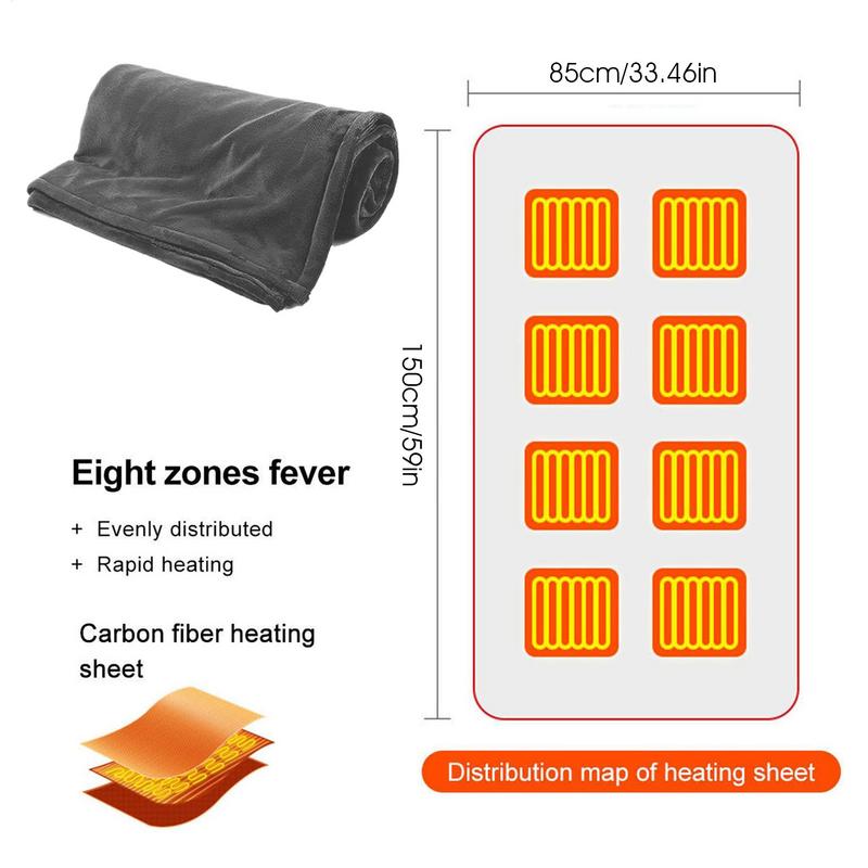 Outdoor Camping Heated Blanket - Verwarmde sjaalomslagdoeken Verwarming Elektrische sjaalomslagdoeken Elektrische