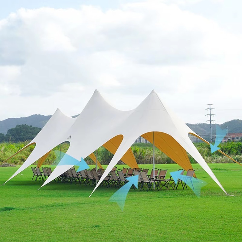 Outdoor Camping Show - Moderne zonnescherm draagbare op maat gemaakte