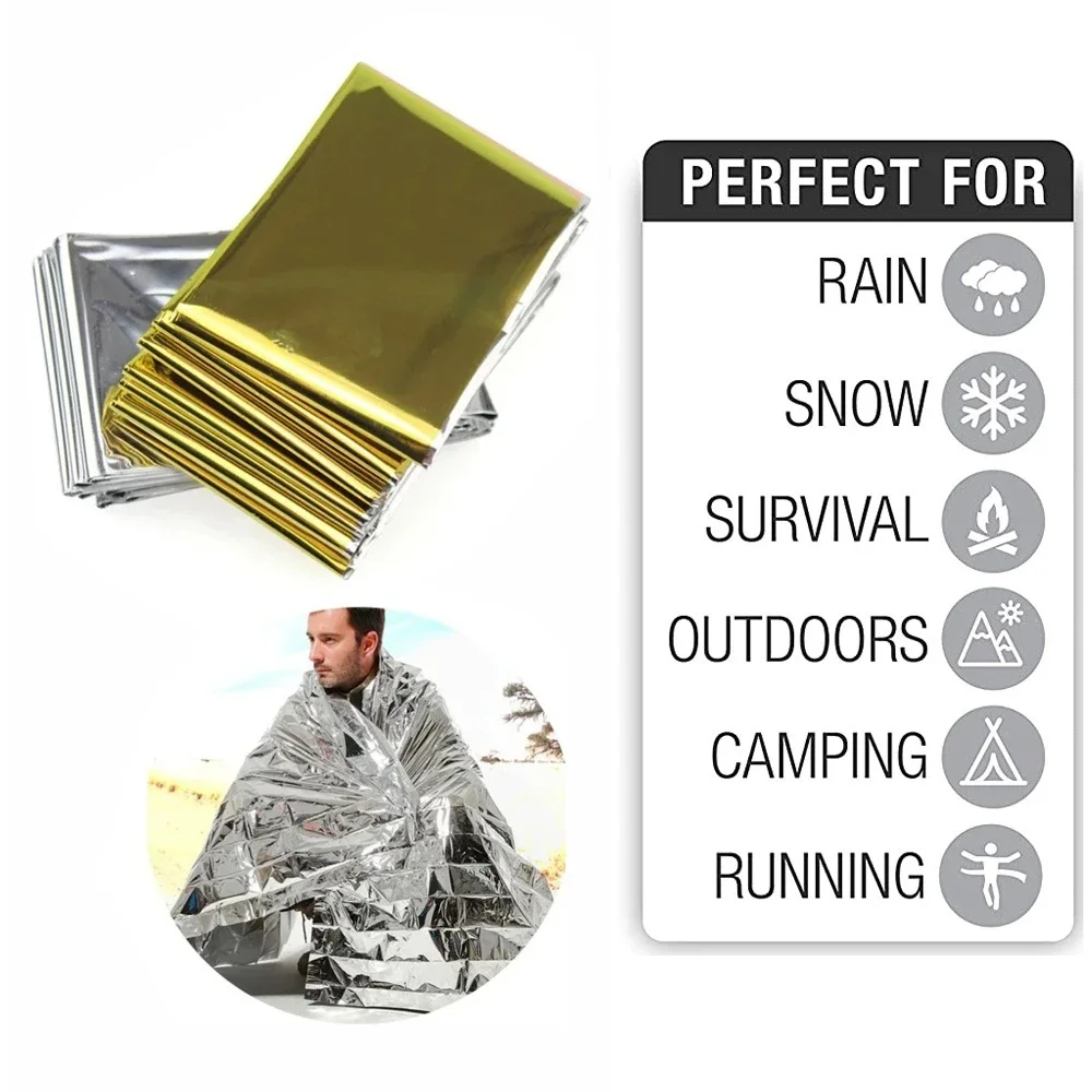 Outdoor Camping Carpet - 5 stuks noodthermische deken opvouwbaar waterdicht
