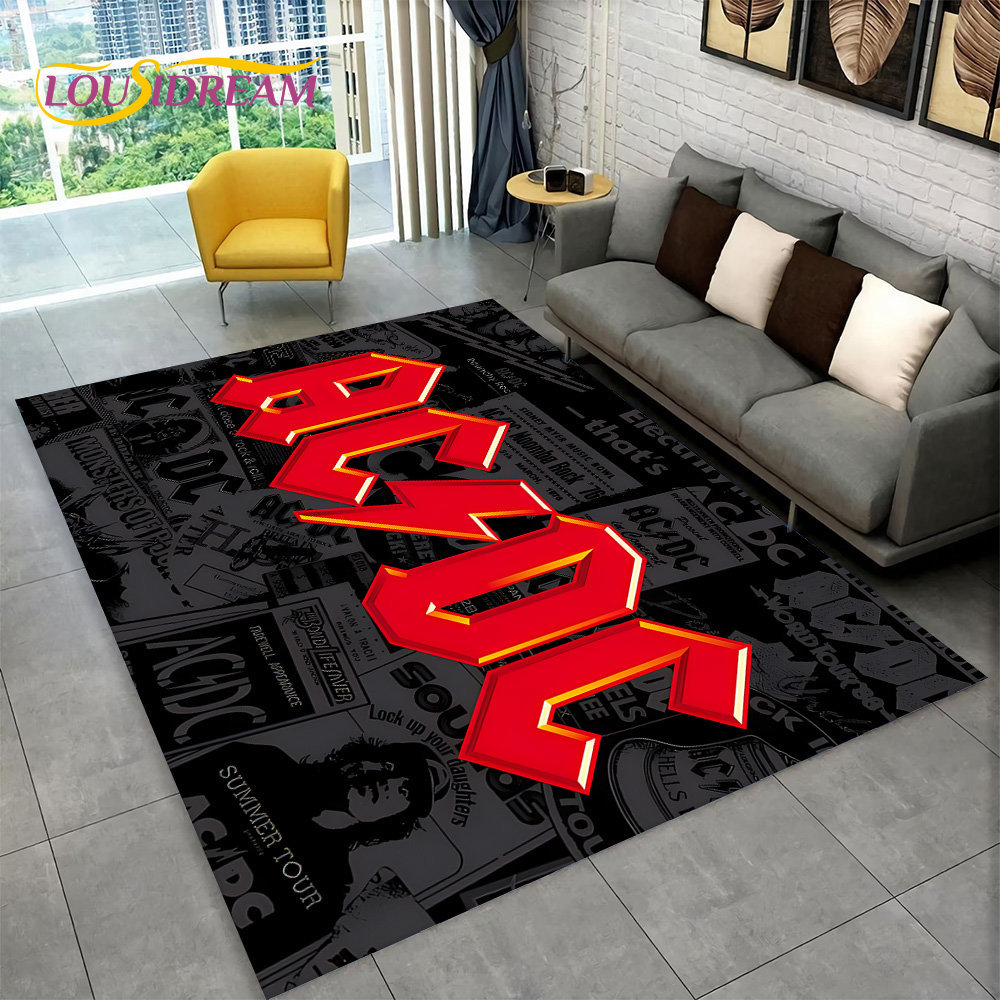 Outdoor Camping Mats Large - AC/DC Rock Band Area Rug Groot,
