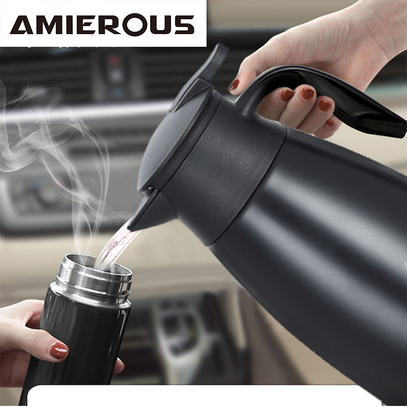 Outdoor Camping Kettle - Arier Draagbare Auto-waterkoker 800ML met Handvat,