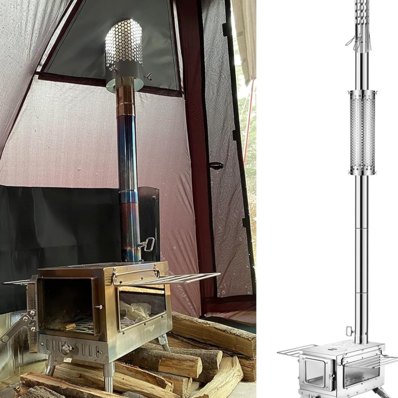 Campingkachelpijp Roestvrijsta - Outdoor Camping Wood Stove recensie en prijs