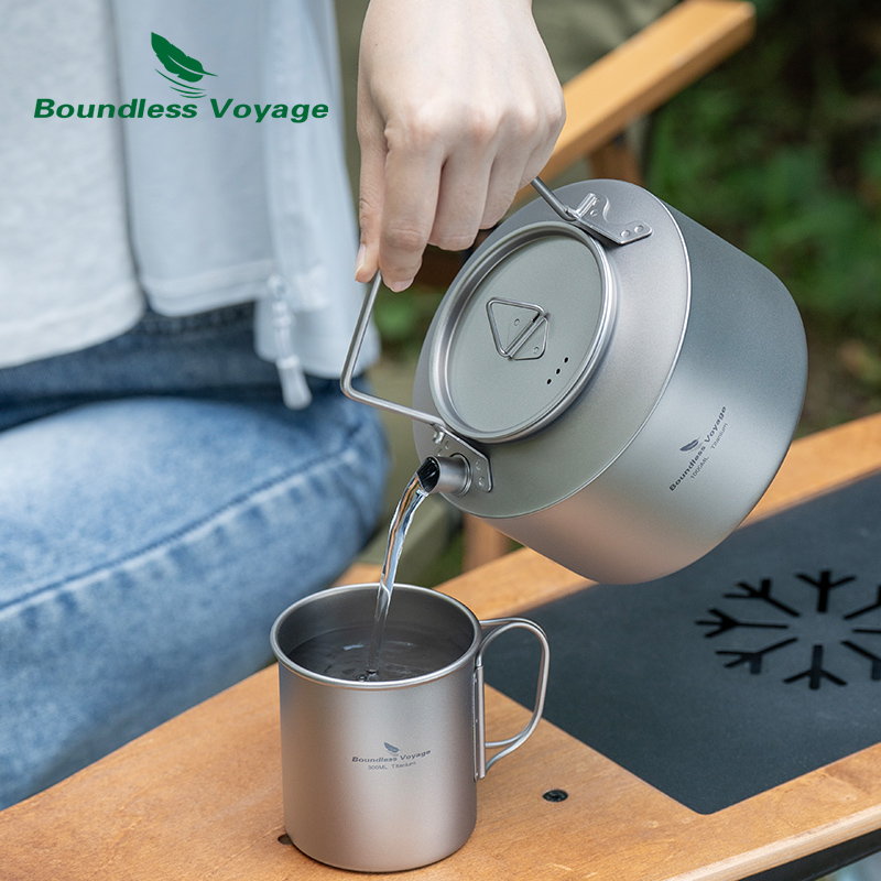 Boundless Voyage Titanium Kett - Outdoor Camping Kettle recensie en prijs