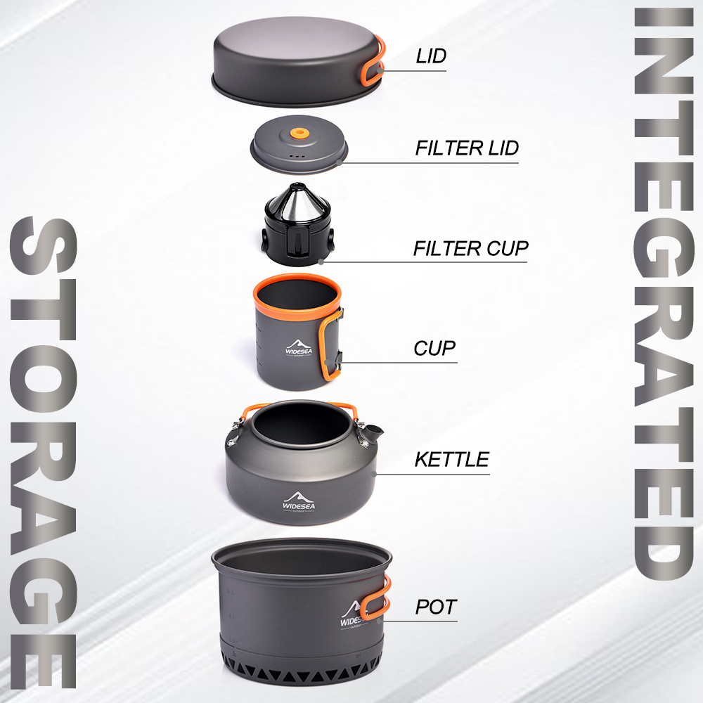 Campingservies Outdoor pannens - Outdoor Camping Kettle recensie en prijs