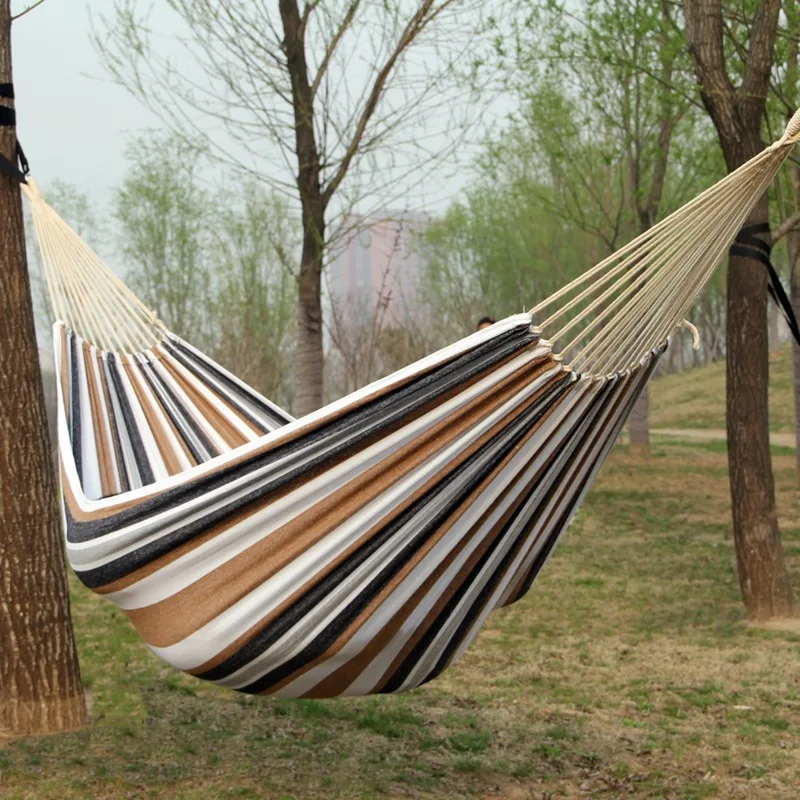 Canvas hangmat zonder houten s - Outdoor Indoor Camping recensie en prijs