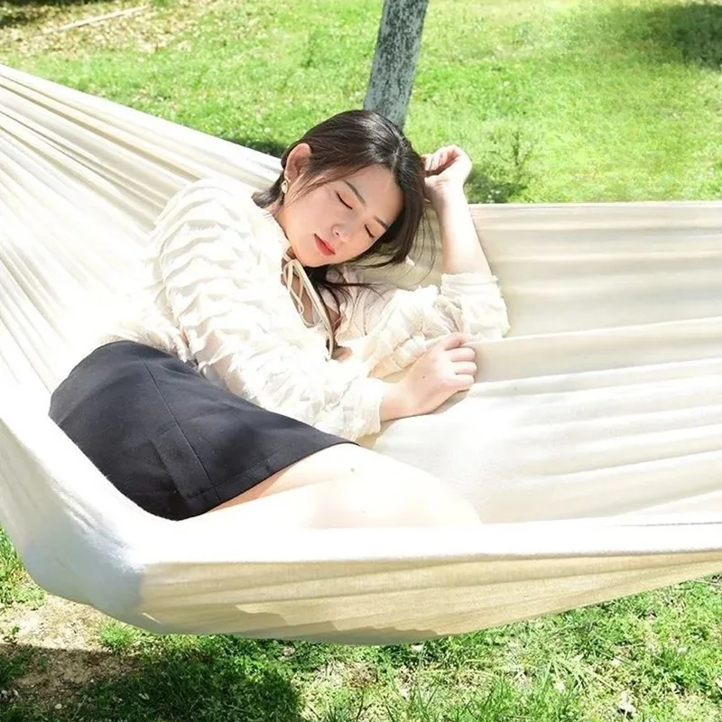 Canvas hangmat zonder houten s - Outdoor Indoor Camping recensie en prijs