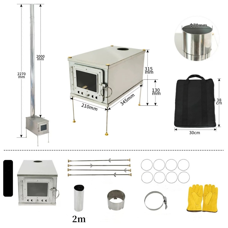 Opvouwbare Tent Kachel Lichtge - Outdoor Camping Wood Stove recensie en prijs
