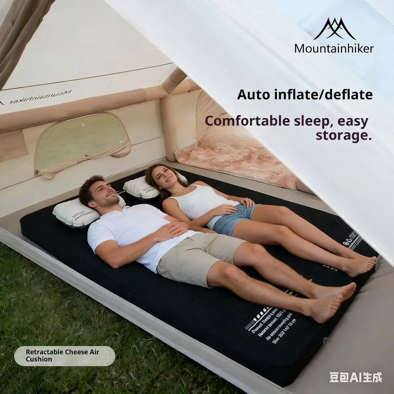 MOUNTAINHIKER Opblaasbaar matr - Outdoor Camping Carpet recensie en prijs