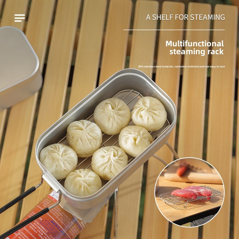 Japanse aluminium lunchbox, ve - Japanese Outdoor Camping recensie en prijs