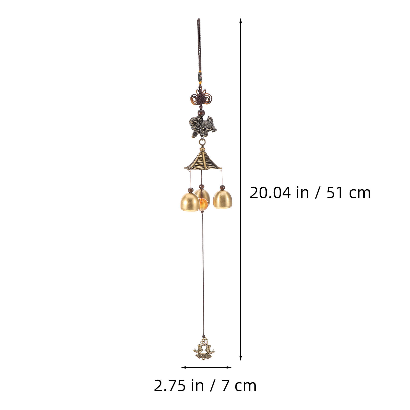 Messing windgong hangende tuin - Japanese Outdoor Camping recensie en prijs