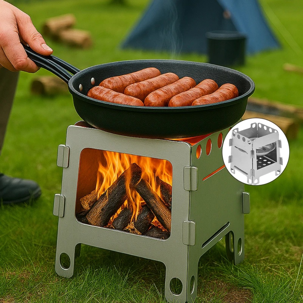 Campingoven Houtkachel Alcohol - Outdoor Camping Wood Stove recensie en prijs