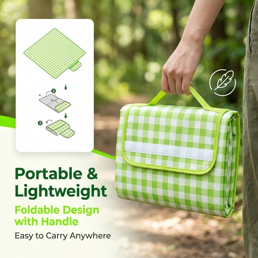 Waterdichte opvouwbare geruite - Outdoor Camping Mats Large recensie en prijs