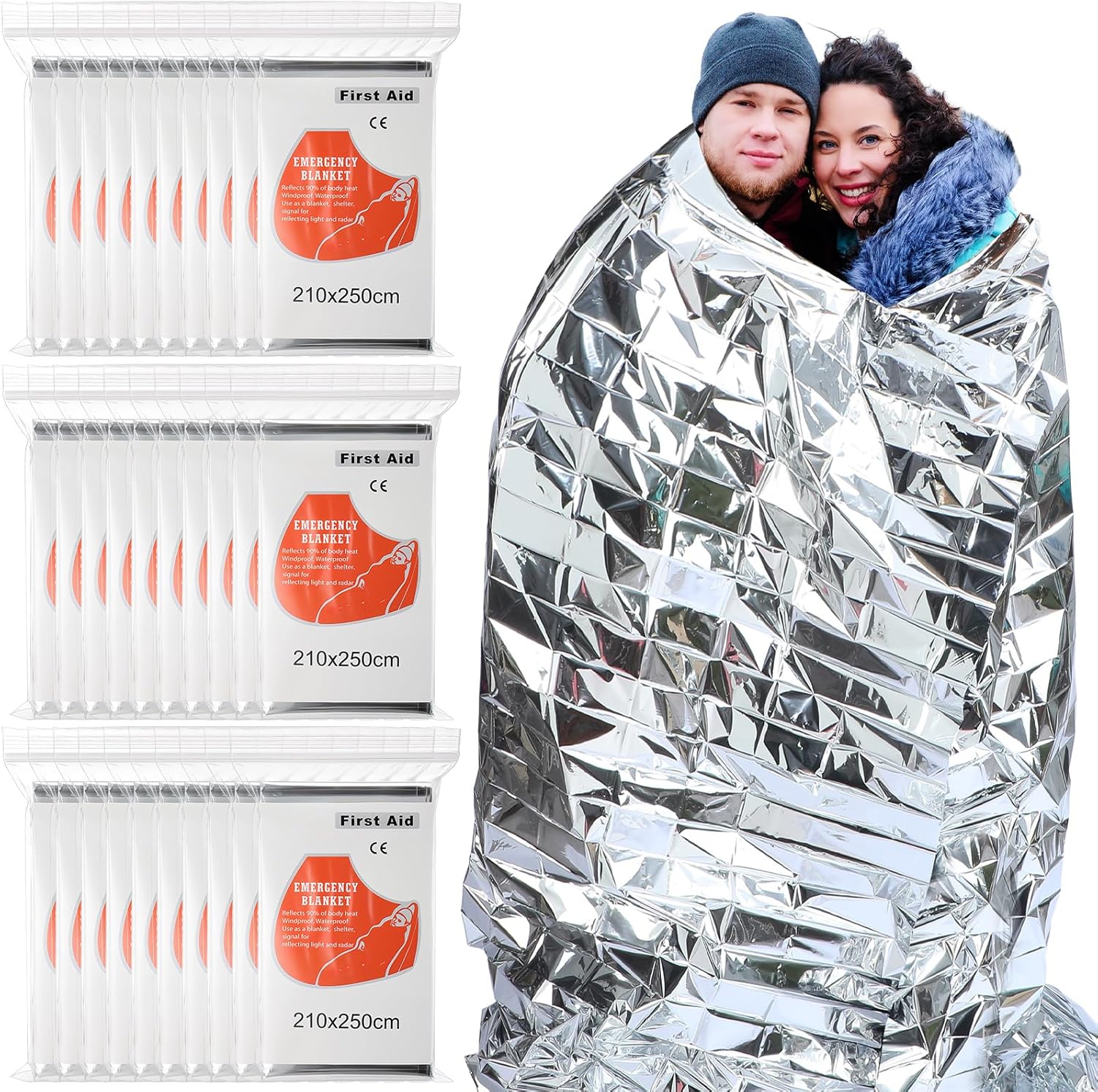 Noodhulp Mylar Thermodeken 51. - Emergency Mylar Blanket recensie en prijs
