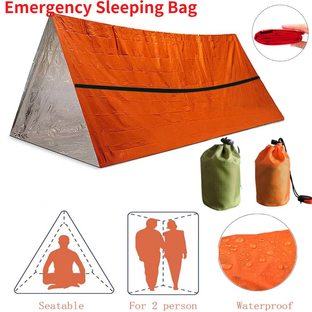 Draagbare waterdichte noodover - Emergency Mylar Blanket recensie en prijs