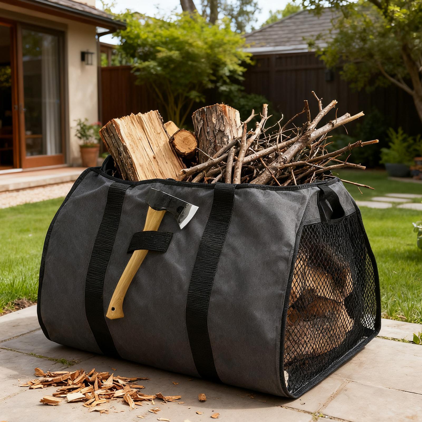 Brandhoutdrager Grote draagbar - Outdoor Indoor Camping recensie en prijs