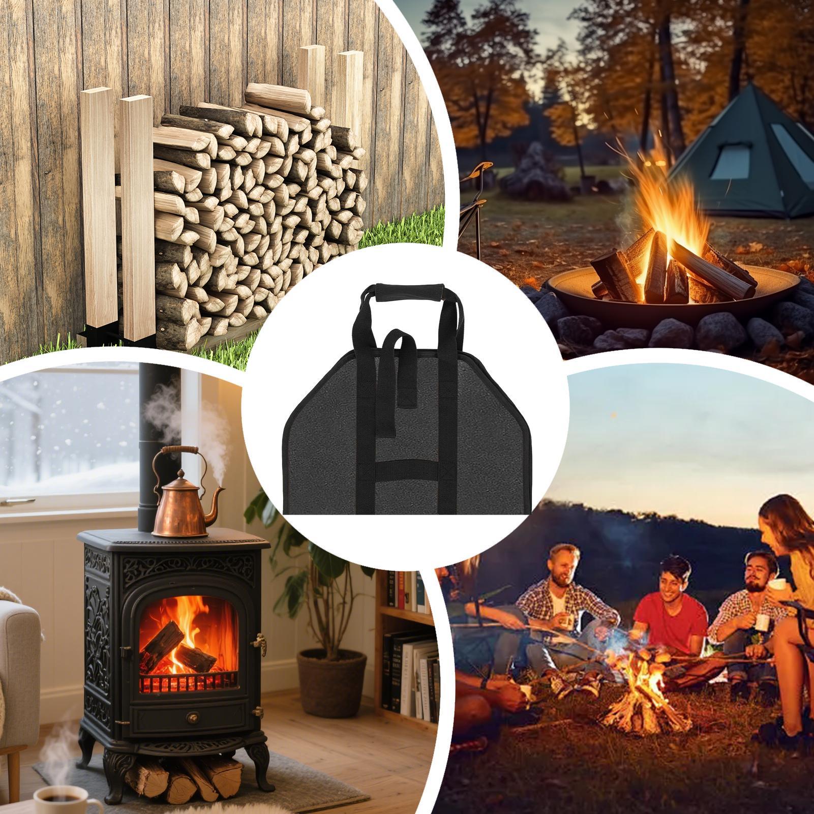 Brandhoutdrager Grote draagbar - Outdoor Indoor Camping recensie en prijs