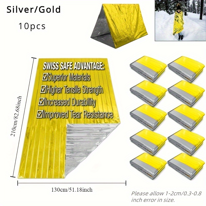 Mylar-isolatiedeken voor noodg - Emergency Mylar Blanket recensie en prijs