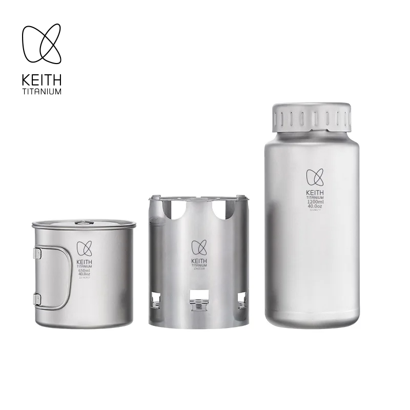 KEITH Pure Titanium Nesting Ca - Outdoor Camping Wood Stove recensie en prijs