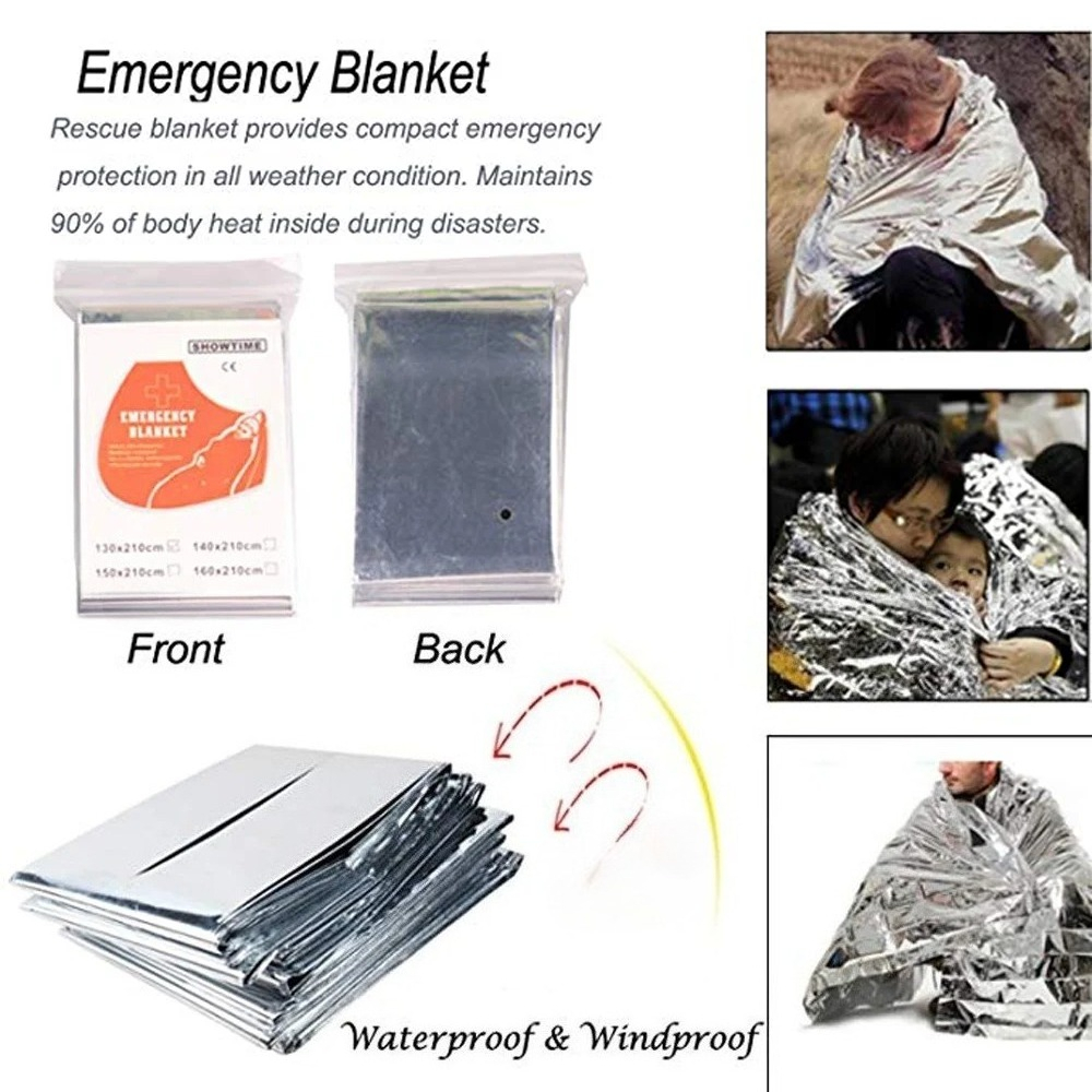 1/4 stuks nooddeken van Mylar, - Emergency Mylar Blanket recensie en prijs