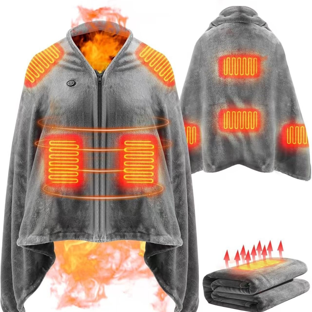 2025 NewUSB verwarmde sjaaldek - Outdoor Camping Heated Blanket recensie en prijs