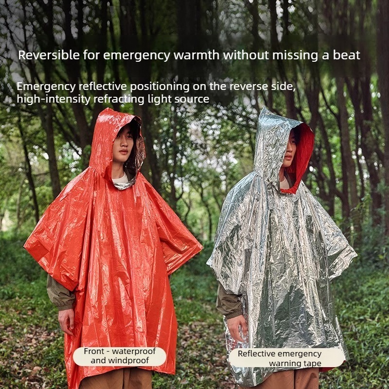 1-10PCS noodregenponcho thermi - Emergency Mylar Blanket recensie en prijs