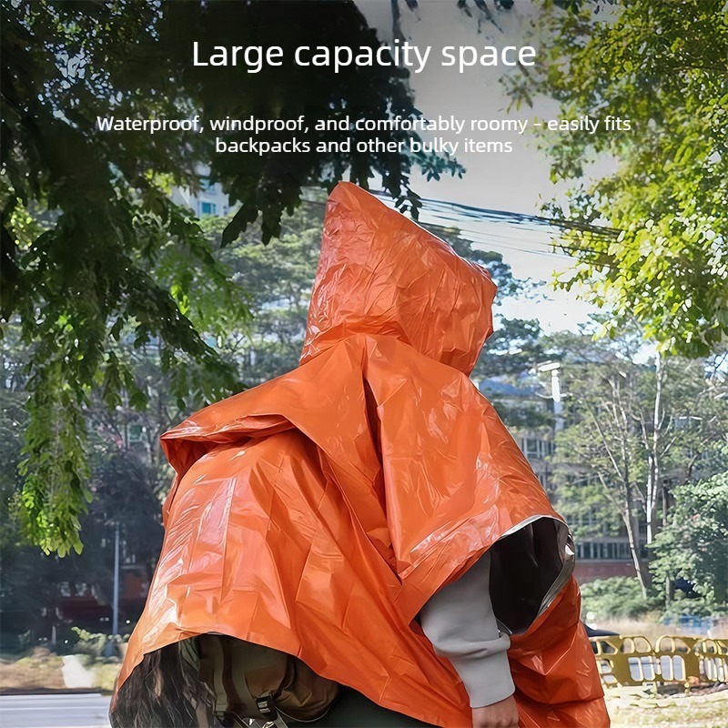 1-10PCS noodregenponcho thermi - Emergency Mylar Blanket recensie en prijs