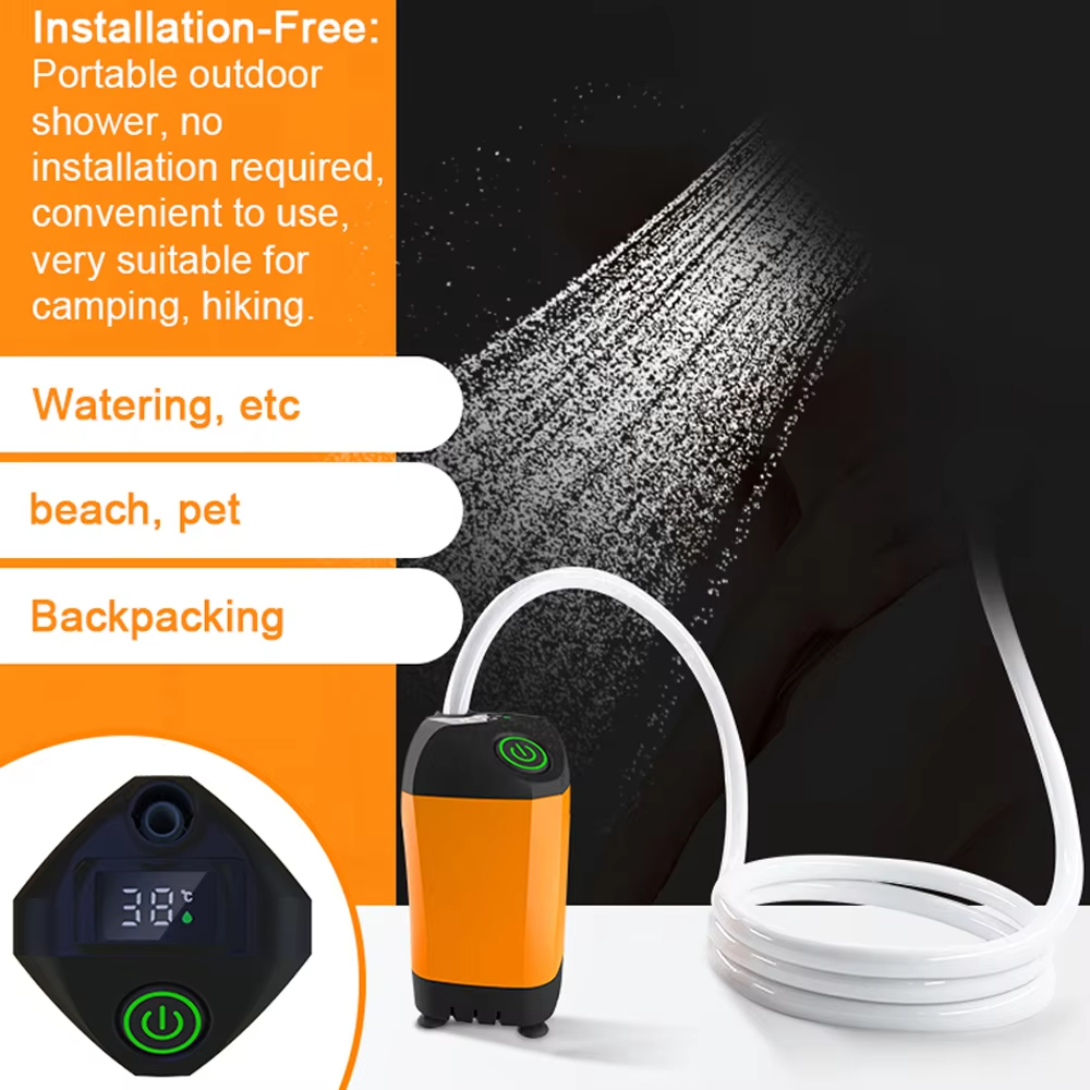 Draagbare elektrische douchepo - Outdoor Camping Show recensie en prijs