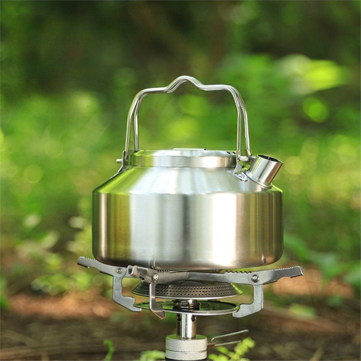 POPULAR-RVS waterkoker met dub - Outdoor Camping Kettle recensie en prijs