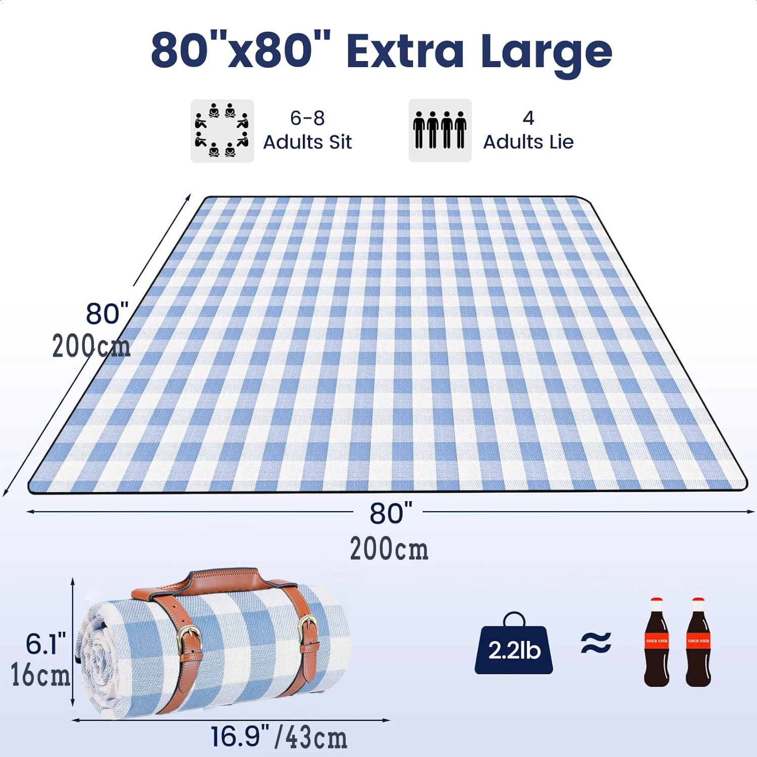 ZHUOHUA Picknickkleed Extra Gr - Outdoor Camping Mats Large recensie en prijs